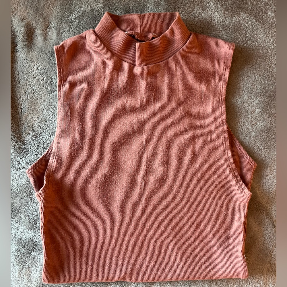 Forever 21 Turtleneck Sleeveless Bodysuit